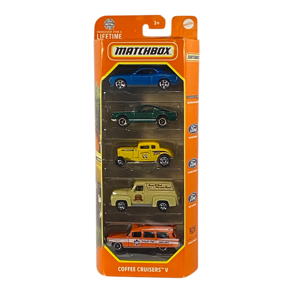 Collectors World Toys Matchbox Coffee Cruisers V | 5 Pack Edition