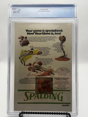 X-Men #101 CGC 9.4 Blue Label 1976 [IN STOCK]