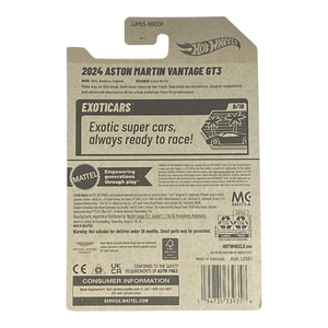 Collectors World Toys Hot Wheels 2024 Aston Martin Vantage GT3 | Exoticars Series 9/10