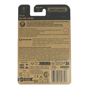 Collectors World Toys Matchbox 2025 Ram 1500 REV | 2026 Matchbox Series 27/125