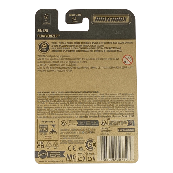 Matchbox Plowverizer | 2026 Matchbox Series 39/125