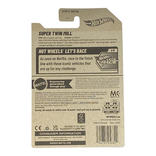 Hot Wheels Super Twin Mill | Let's Race Series 1/5