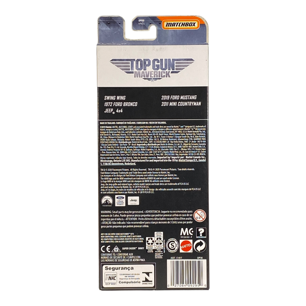 Matchbox Top Gun Maverick 5 Pack Vehicles - Echo Six Hobbies