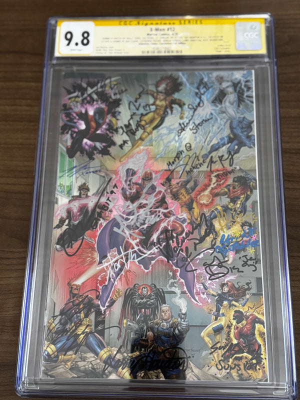 [SIGNED CGC 9.8 YELLOW LABLE] [16 TIMES SIGNED] X-Men #12 Unknown Comic Tyler Kirkham C2E2 2025 Exclusive Var [IN STOCK]