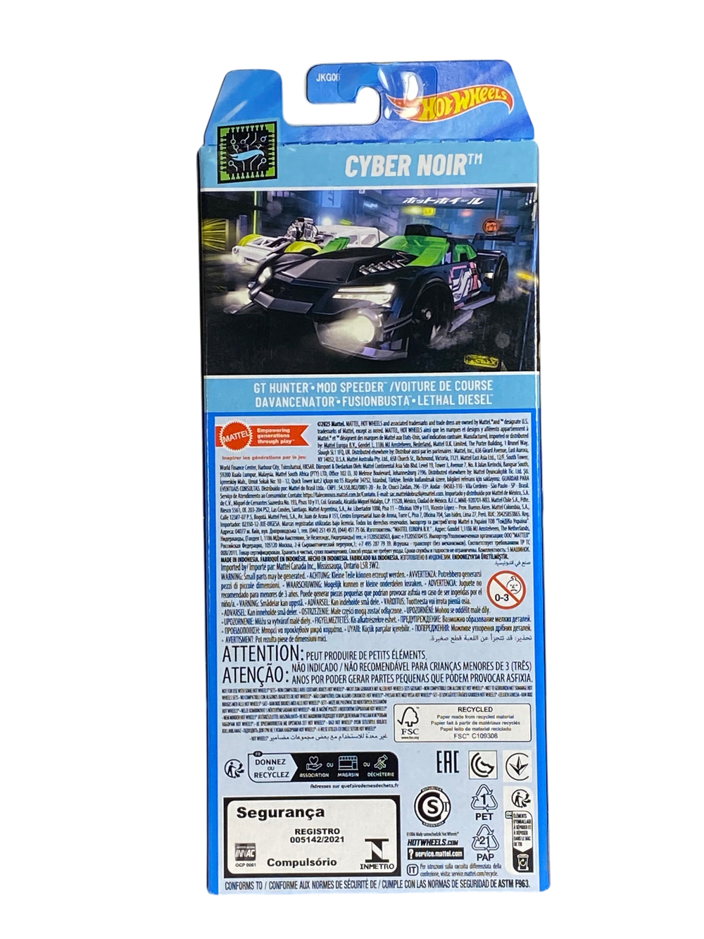 Collectors World Toys Hot Wheels 5 Pack | Cyber Noir Edition