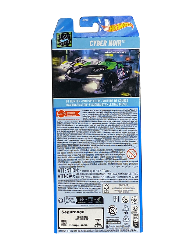 Hot Wheels 5 Pack | Cyber Noir Edition