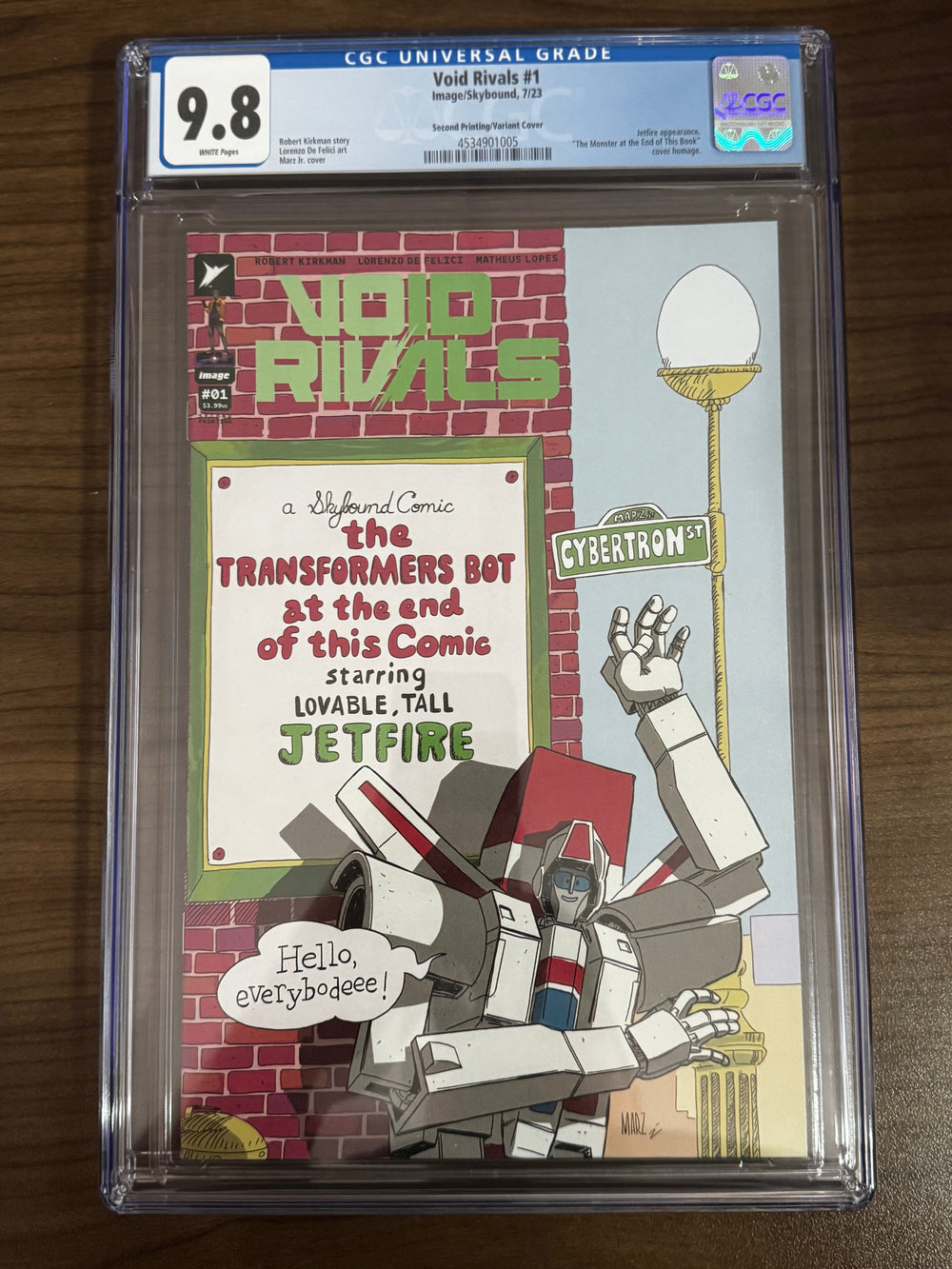 VOID RIVALS #1 2ND PTG MARZ JR. CGC 9.8 BLUE LABEL [IN STOCK]