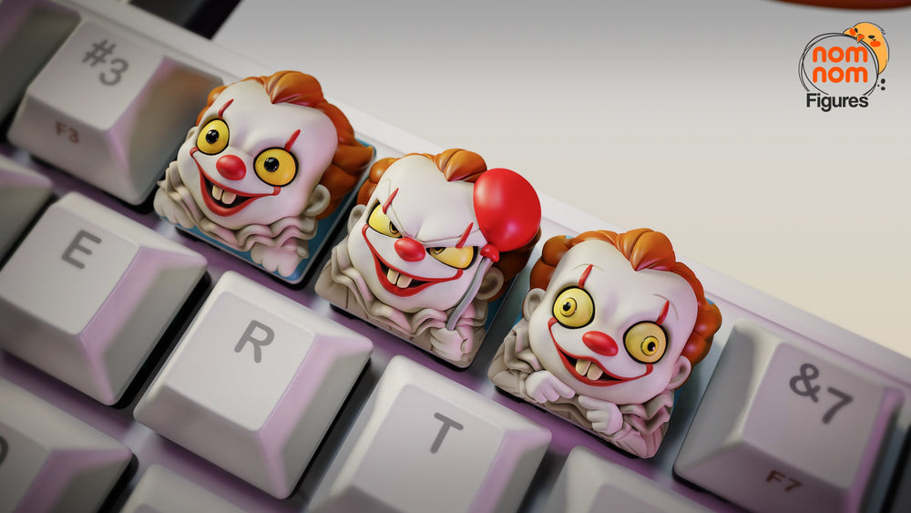 Pennywise - Halloween Style Keyboard Keycaps