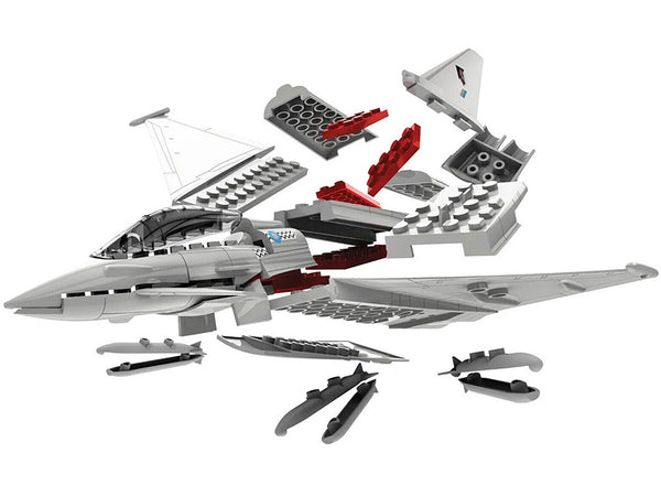 Airfix - Skill 1 Model Kit Eurofighter Typhoon Snap Together Painted Plastic Model Airplane Kit by Airfix Quickbuild