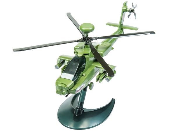 Airfix - Skill 1 Model Kit Apache Snap Together Painted Plastic Model Helicopter Kit