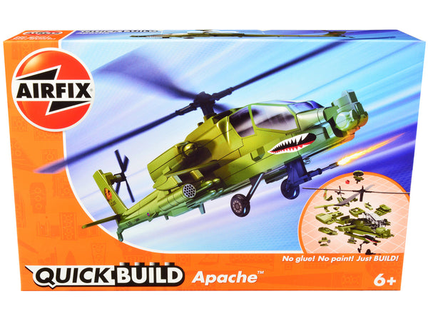Airfix - Skill 1 Model Kit Apache Snap Together Painted Plastic Model Helicopter Kit
