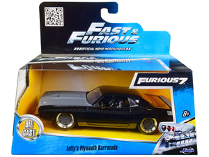 Letty's Plymouth Barracuda "Fast & Furious 7" Movie 1/32 Diecast Model Car by Jada