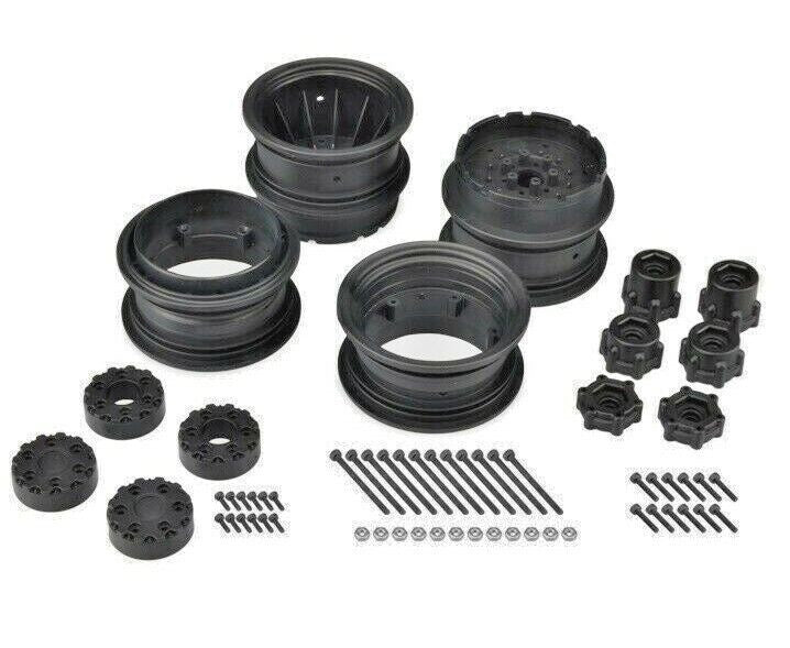 JConcepts JCO3388B Krimson Dually 2.6 dual wheels w adaptors 2 -Black