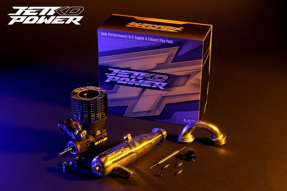 Jetko Power JP-3 .21 Offroad Nitro Engine w Pipe