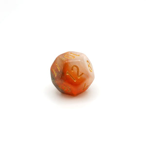 Jovian Cloud - 7 Piece DnD Dice Set | Acrylic RPG Gaming Dice