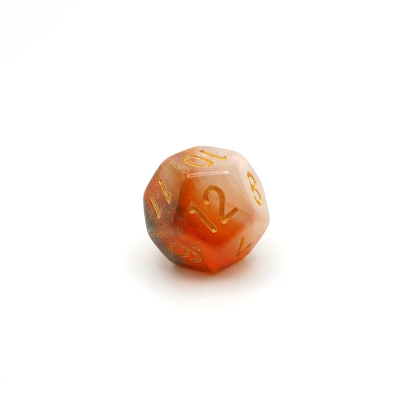 Jovian Cloud - 7 Piece DnD Dice Set | Acrylic RPG Gaming Dice