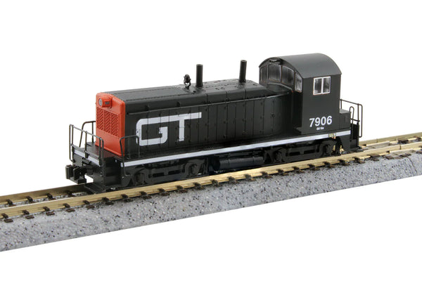 Kato 176-4393 N Scale EMD NW2 Grand Trunk GTW #7906 Locomotive DC