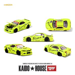 (Pre-Order) Kaido House Nissan Skyline GT-R R34 Kaido Works V4 1:64