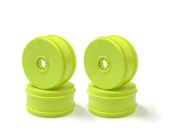 Kyosho IFH006KYB MP9 TKI4 1/8 Off Road Dish Wheels (Yellow) (4)