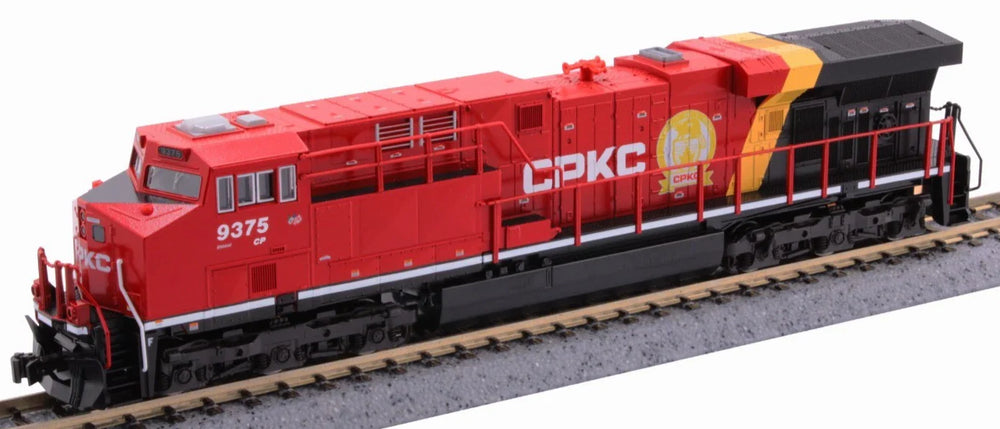 Kato 176-8957 N GE ES44AC CPKC #9375 CP Rail Kansas City Locomotive
