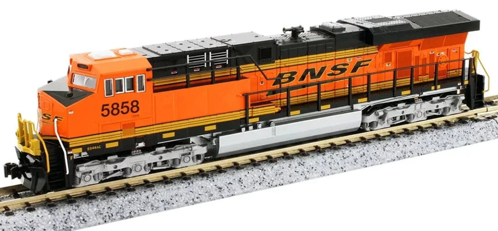 Kato 176-8958 N SCALE GE ES44AC BNSF Railway #5858 Swoosh Locomotive