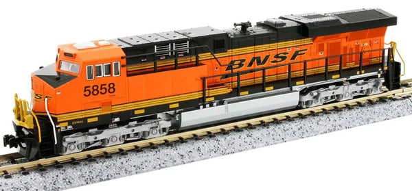 Kato 176-8958 N SCALE GE ES44AC BNSF Railway #5858 Swoosh Locomotive