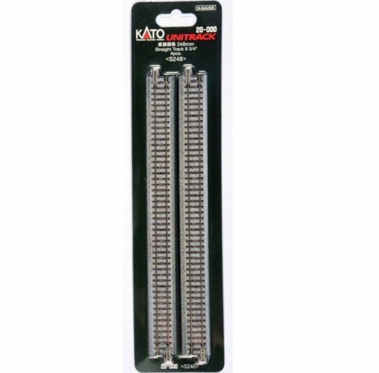 PowerHobby Kato 20-000 N 248mm 9-3/4" Straight (4) — N Tracks