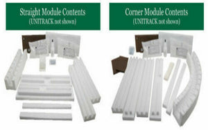 Kato K28885 N SubTerrain Lightweight Layout System T-Track Straight Kit