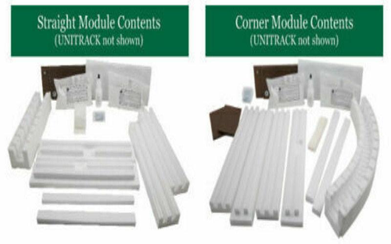 PowerHobby Kato K28885 N SubTerrain Lightweight Layout System T-Track Straight Kit — N Figuers