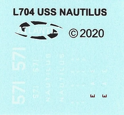 1:300 USS Nautilus Nuclear-Powered Submarine (SSN-571) (STEM Science, Technology, Engineering and Mathematics) Plastic Model Kit