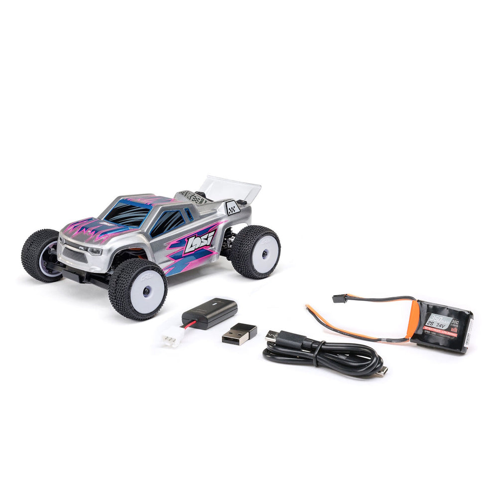 Losi LOS-1392T2 1/28 Micro-T 2WD RTR RC Stadium Truck
