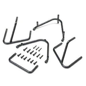 Losi LOS-1898 Bumper Set, Black: 22S Sprint