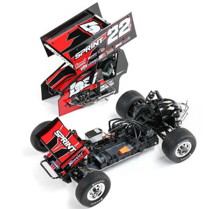 Losi LOS-2359 1/10 22S Sprint 2WD Brushless RTR (Battery & Charger Included) Red