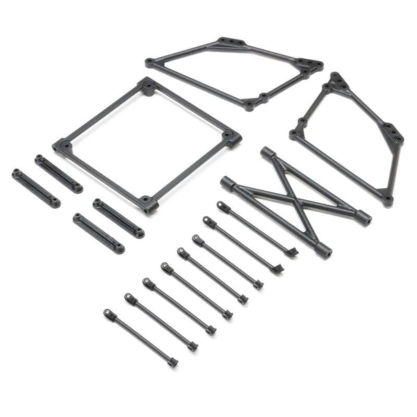 Losi LOS-2428 Top Wing Mount Set, Black: 22S Sprint