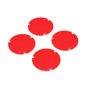 Losi LOS-2890 Wheel Cover Set, Red: 22S Sprint