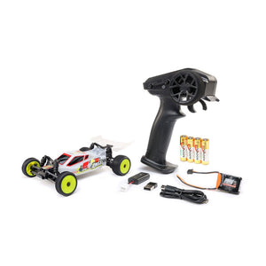 Losi 1/24 Micro-B 2S 2WD RTR Race Buggy White w Battery + Charger