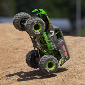 Losi (LOS01026T1) 1/18 Mini LMT 4X4 Brushed Monster Truck RTR Grave Digger GREEN