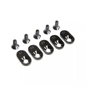 Losi 252107 5ive-T 2.0 22T Engine Mounts Inserts (Black) (5)