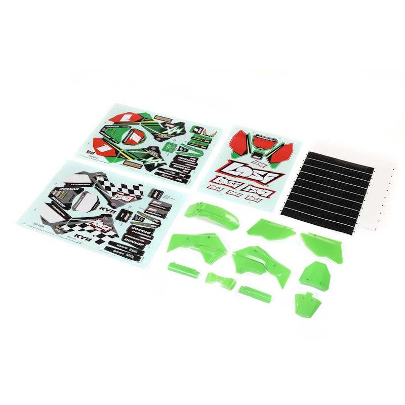 PowerHobby Losi 260002 Green Plastics with Wraps for Promoto-MX