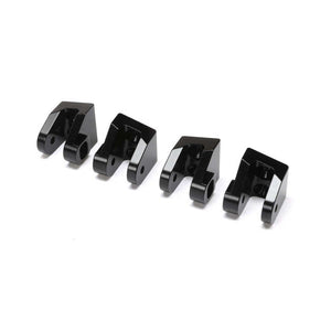 Losi LOS314006 Lower 4-link Mount Set Aluminum, Black(4): Mini LMT