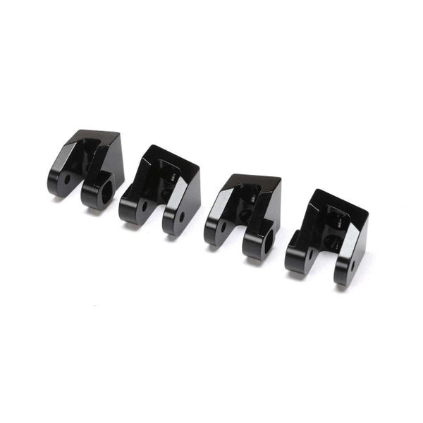 Losi LOS314006 Lower 4-link Mount Set Aluminum, Black(4): Mini LMT