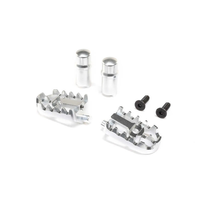Losi LOS361001 Aluminum Foot Pegs Silver PM-MX