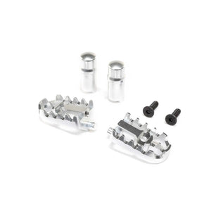 Losi LOS361001 Aluminum Foot Pegs Silver PM-MX