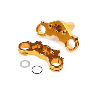 Losi LOS364005 Promoto-MX Aluminum Triple Clamp Set, Gold