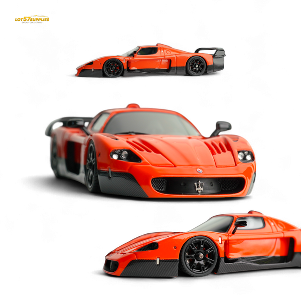YM Model Maserati MC12 Stradale Corsa 2-Tone Orange 1:64