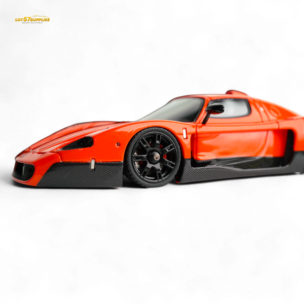 YM Model Maserati MC12 Stradale Corsa 2-Tone Orange 1:64