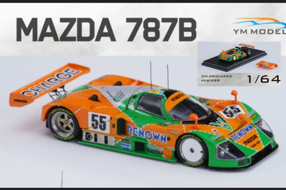 (Pre-Order) YM Model Mazda 787b #55 1:64