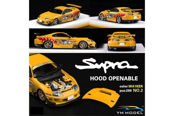 YM Model Toyota Supra JZA80 Paul Walker Tribute 1:64