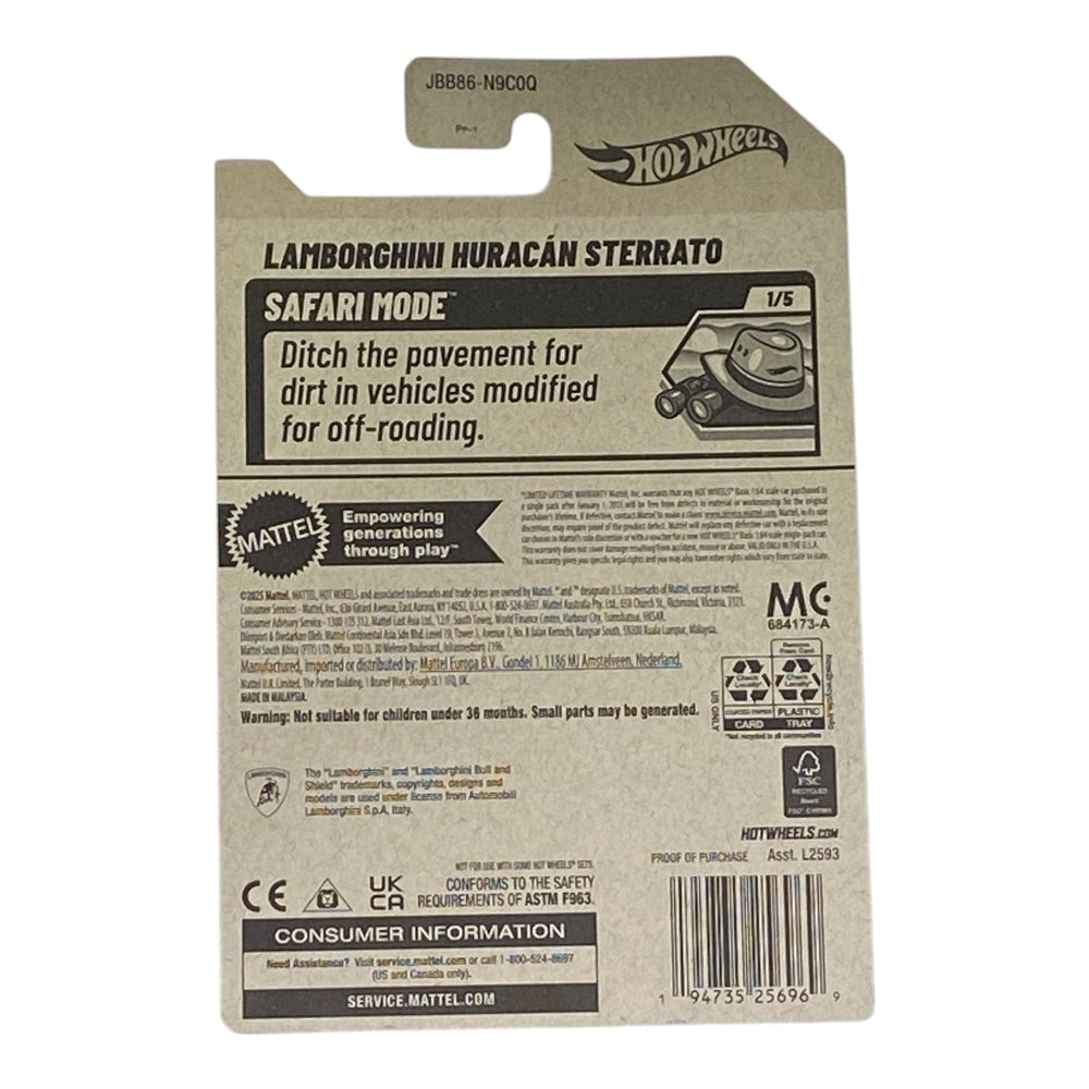 Hot Wheels Lamborghini Huracan Sterrato - Safari Mode Series 1/5