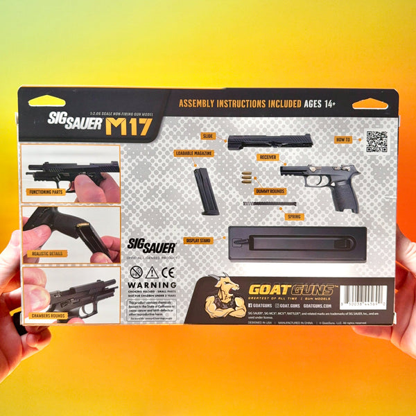 GoatGuns SIG Sauer M17 model Pistol in black — Diecast Model Guns